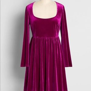 Not Your Babydoll Anymore Velvet Mini Dress